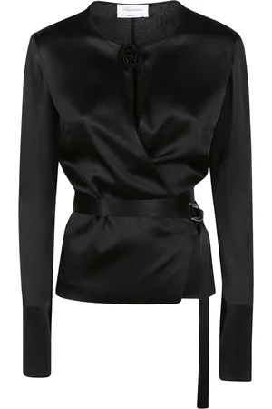 BLUMARINE Dames, Blouses & Shirts, Zwart, Maat: XS