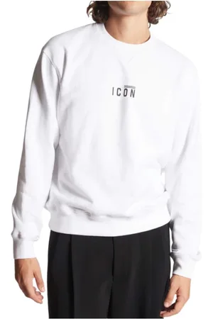 Dsquared2 Heren, Sweatshirts & Hoodies, Wit, Maat: L Katoen