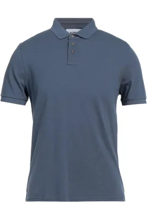 ALPHA STUDIO Heren, Tops, Blauw, Maat: XL Katoen