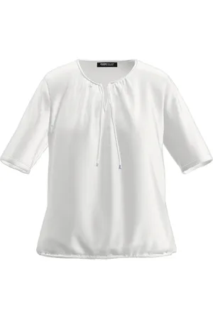 Frank Walder Dames, Blouses & Shirts, Wit, Maat: 5XL