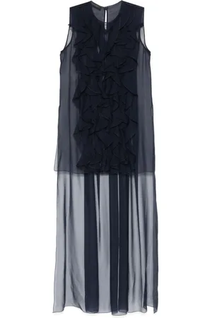 Alberta Ferretti Dames, Tops, Blauw, Maat: S