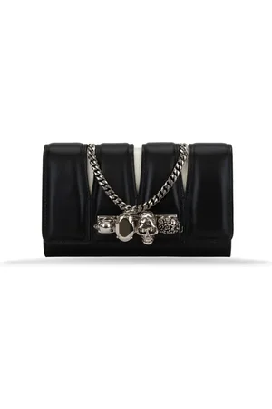 Alexander McQueen Dames, Tassen, Zwart, Maat: ONE Size Leer