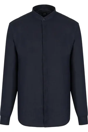 Armani Exchange Heren, Overhemden, Blauw, Maat: 2XL