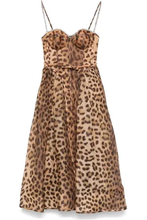 ZIMMERMANN Dames, Jurken, Bruin, Maat: M