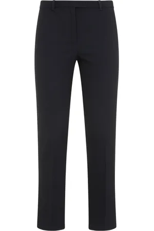 Max Mara Dames, Broeken, Zwart, Maat: 2XS Katoen