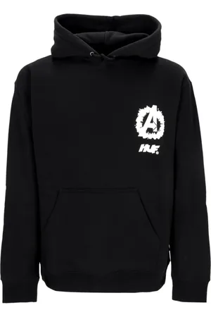 Huf Heren, Sweatshirts & Hoodies, Zwart, Maat: L Katoen
