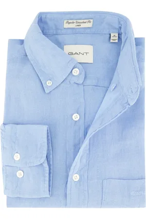 GANT Heren, Overhemden, Blauw, Maat: 2XL