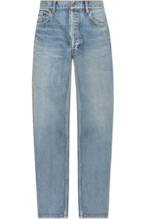 Saint Laurent Heren, Jeans, Blauw, Maat: W33 Katoen