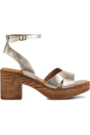 Stefano Lauran Dames, Schoenen, Geel, Maat: 38 EU Leer