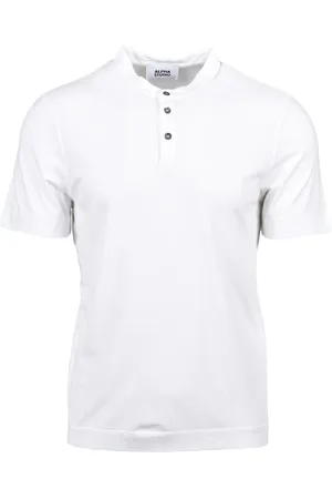 ALPHA STUDIO Heren, Tops, Wit, Maat: 4XL Katoen