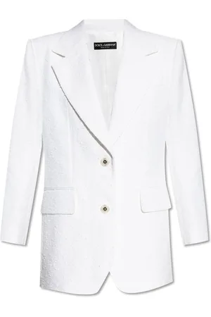 Dolce & Gabbana Dames, Jassen, Wit, Maat: S Tweed