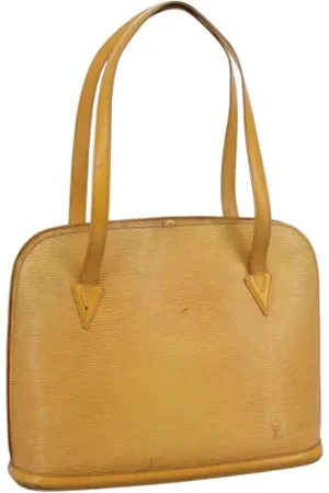 LOUIS VUITTON Dames, Pre-owned, Geel, Maat: ONE Size Leer