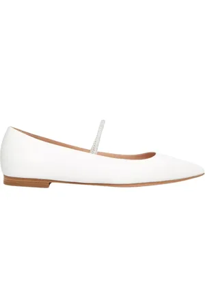Gianvito Rossi Dames, Schoenen, Wit, Maat: 38 EU Satijn