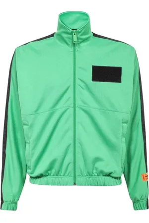 Heron Preston Heren, Jassen, Groen, Maat: XL Katoen