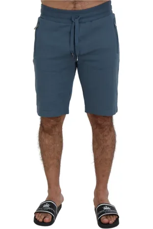 Dolce & Gabbana Heren, Korte broeken, Blauw, Maat: S Katoen