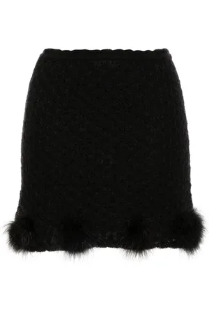 BLUMARINE Dames, Rokken, Zwart, Maat: S Katoen