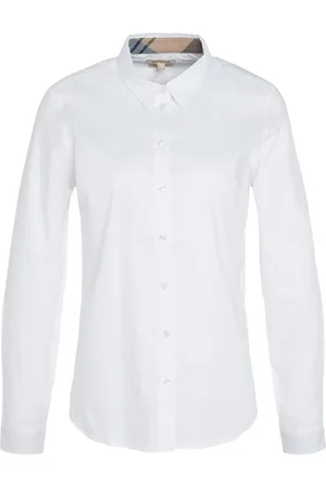 Barbour Dames, Blouses & Shirts, Wit, Maat: S Katoen