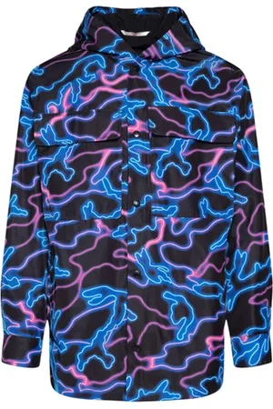 VALENTINO Heren, Jassen, Blauw, Maat: L Polyamide