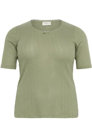 Kaffe Dames, Tops, Groen, Maat: S Katoen