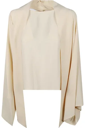 FEDERICA TOSI Dames, Blouses & Shirts, Wit, Maat: S Zijde