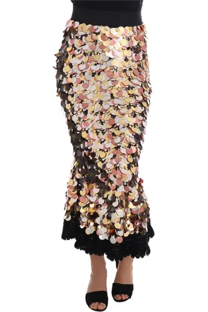 Dolce & Gabbana Dames, Rokken, Veelkleurig, Maat: 2XS Katoen