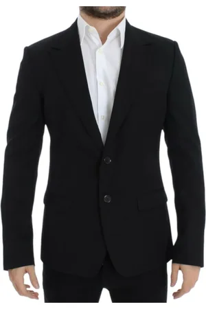 Dolce & Gabbana Heren, Pakken, Zwart, Maat: S Wol