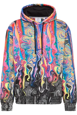 Carlo Colucci Heren, Sweatshirts & Hoodies, Veelkleurig, Maat: XS Leer