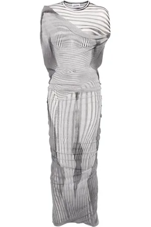 Jean Paul Gaultier Dames, Jurken, Wit, Maat: M