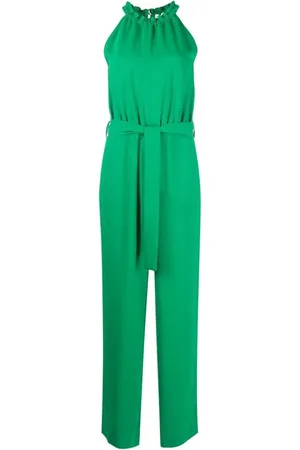 P.A.R.O.S.H. Dames, Jumpsuits & Playsuits, Groen, Maat: L Poliester