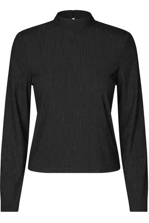 mbyM Dames, Tops, Zwart, Maat: S Poliester