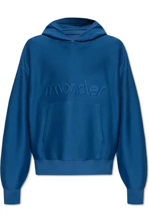 Moncler Heren, Sweatshirts & Hoodies, Blauw, Maat: S Katoen