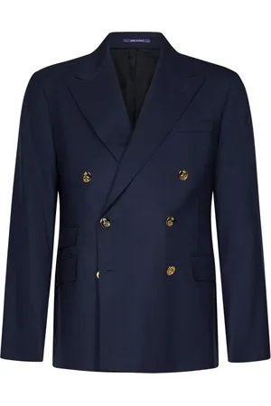 Ralph Lauren Heren, Jassen, Blauw, Maat: 2XS Wol