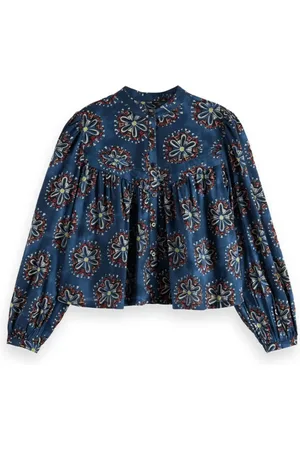 Scotch&Soda Dames, Blouses & Shirts, Blauw, Maat: S