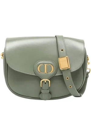 Dior Dames, Pre-owned, Groen, Maat: ONE Size Leer