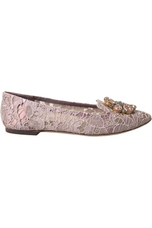 Dolce & Gabbana Dames, Schoenen, Roze, Maat: 35 1/2 EU Katoen