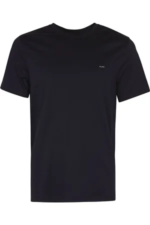 Michael Kors Heren, Tops, Blauw, Maat: M Katoen