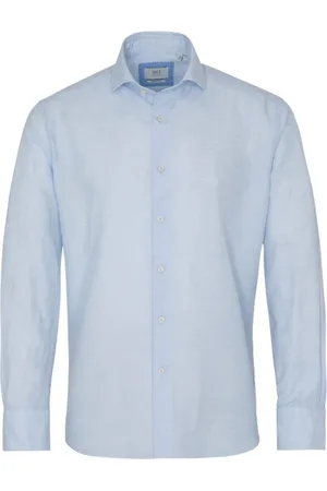 ETERNA Heren, Overhemden, Blauw, Maat: 3XL