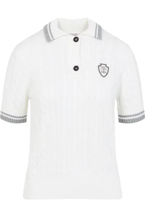 Brunello Cucinelli Dames, Tops, Wit, Maat: S Katoen