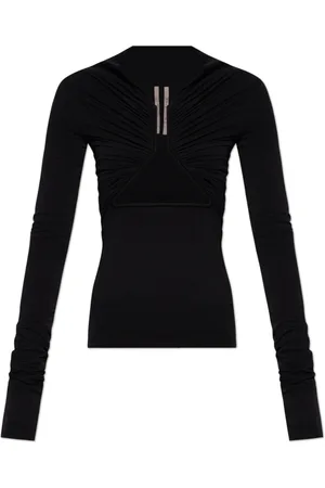 Rick Owens Dames, Tops, Zwart, Maat: M Nylon