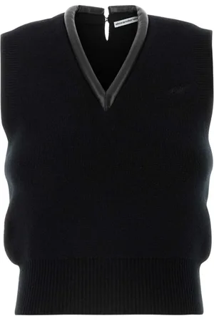 Alexander Wang Dames, Truien, Zwart, Maat: M Wol