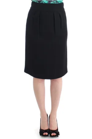 Roberto Cavalli Dames, Rokken, Zwart, Maat: XS Wol