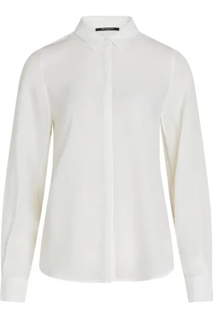 Bruuns Bazaar Dames, Blouses & Shirts, Wit, Maat: M Zijde