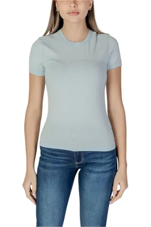 Desigual Dames, Tops, Blauw, Maat: S Katoen