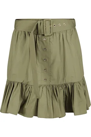 Michael Kors Dames, Rokken, Groen, Maat: XS Katoen