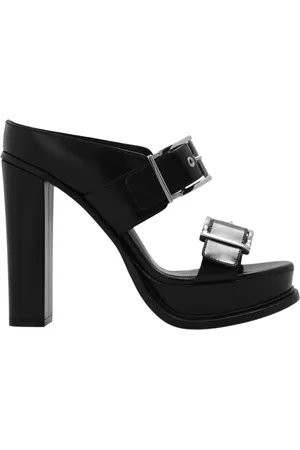 Alexander McQueen Dames, Schoenen, Zwart, Maat: 39 EU Leer