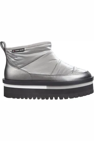 Tommy Hilfiger Dames, Schoenen, Grijs, Maat: 38 EU Poliester