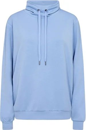 soyaconcept Dames, Sweatshirts & Hoodies, Blauw, Maat: 2XL Modal