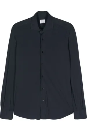 MAZZARELLI Heren, Overhemden, Blauw, Maat: XL