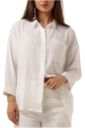 Modstrom Dames, Blouses & Shirts, Wit, Maat: L