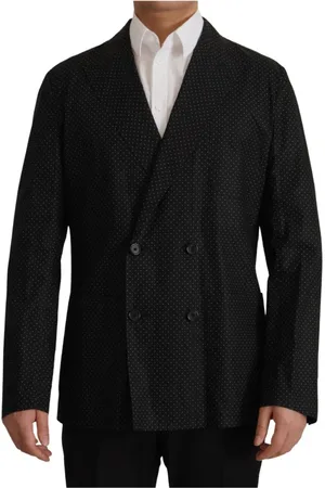 Dolce & Gabbana Heren, Jassen, Zwart, Maat: S Katoen